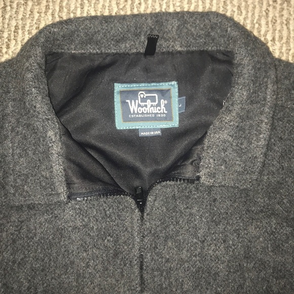 MENS- wool Woolrich jacket - Picture 2 of 5